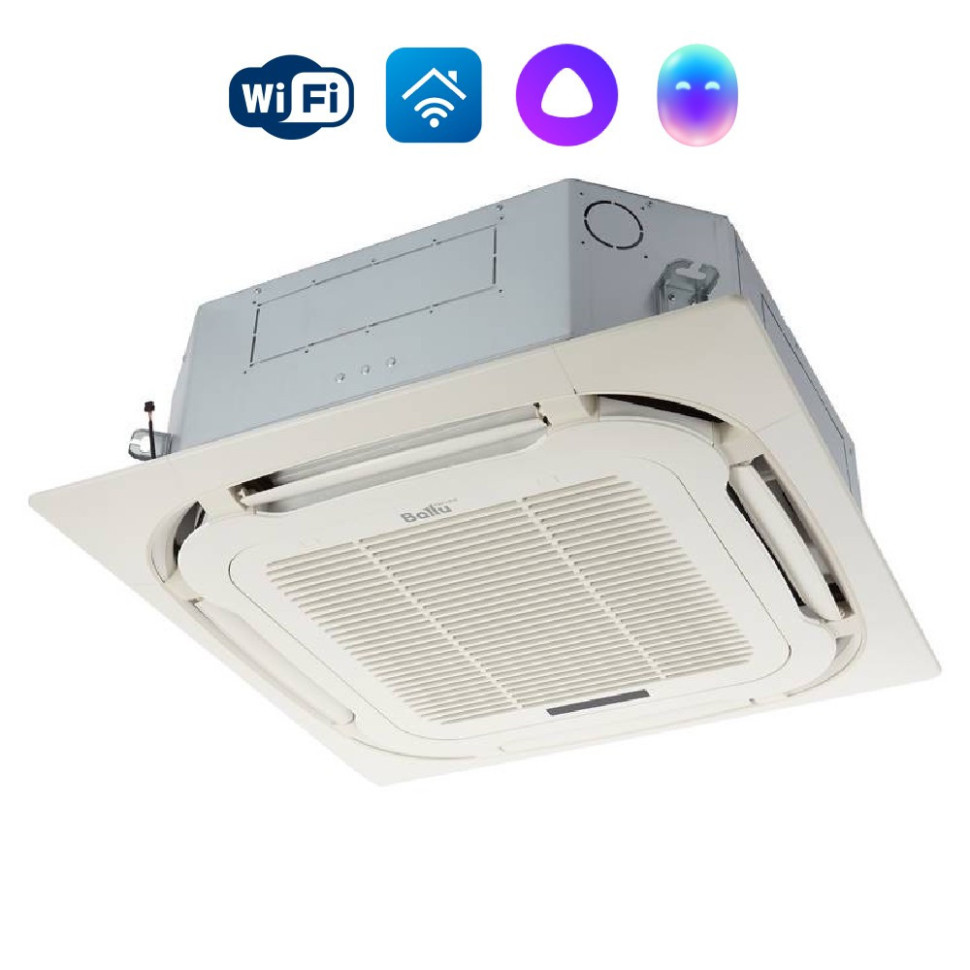 Комплект Ballu BLCI_A_C-48HN8_V4 инверторной сплит-системы, кассетного типа