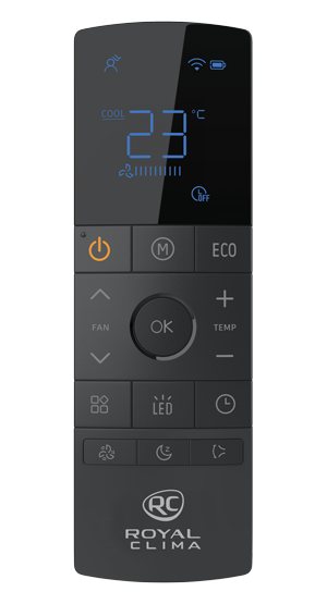 Внутренний блок настенного типа для мульти сплит-систем серии MULTI FLEXI VENTURO NERO Inverter RCI-VT09HN
