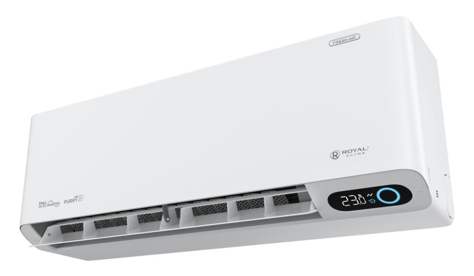 Инверторная сплит-система бризер серии ROYAL FRESH STANDARD FULL DC EU Inverter RCI-RFS35HN (комплект)